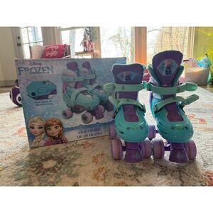 PlayWheels Disney Frozen Classic Quad Roller Skates - kid size 1-4
